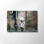 Wallity UV-666 Pintura Decorativa de Vidrio Templado Multicolor 45 x 65 cm